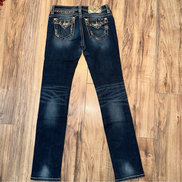 NWOT Girl Miss Me Skinny Jeans Flap Pocket with Bling & Sparkle Size: 16 Girls - Picture 5 of 6